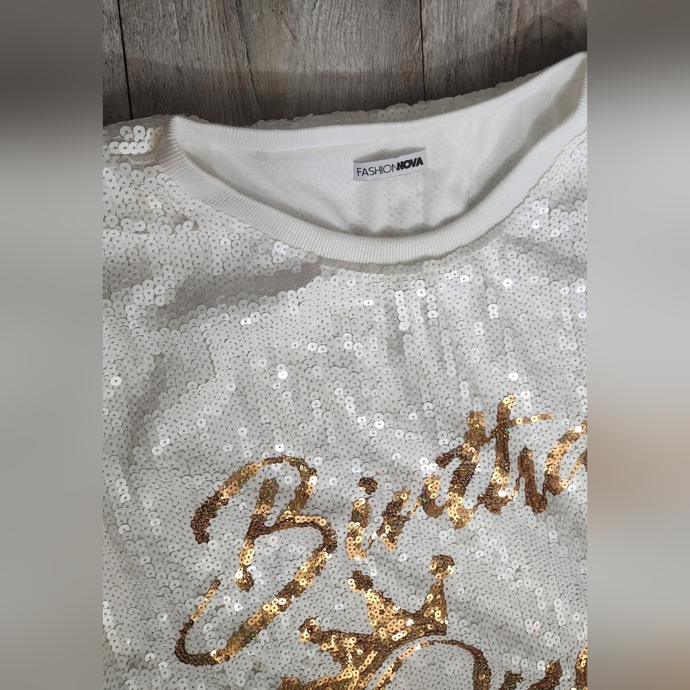 Fashion Nova Sequin Queen Tunic View 6